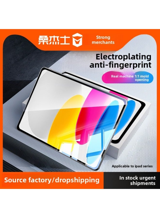 Tempered Film For Apple IPad Mini7 Tablet Protection Ipadpro Full Screen HD Air6 Anti-Fingerprint Drop-Color:Blue Light 1 Piece 【tempered Film】_with Wooden Box Packaging-Size:For Ipadpro 2024( 13inc - Image 2