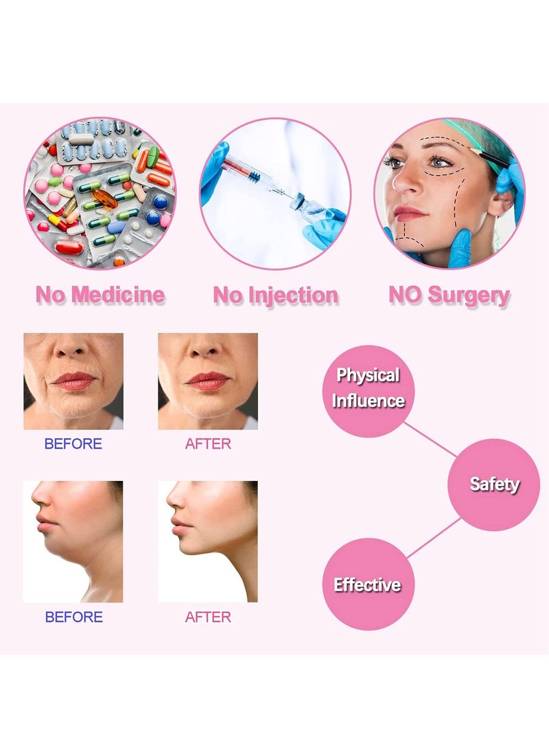 Arabest - Double Chin Reducer, Face Slimming Strap, V-Shaped Mask Chin up Face Lifting Belt for Women and Men, Anti- Wrinkle Face Mask, Lifting Bandage for Saggy Face Skin Reusable Mask Facial Slimming - Image 1