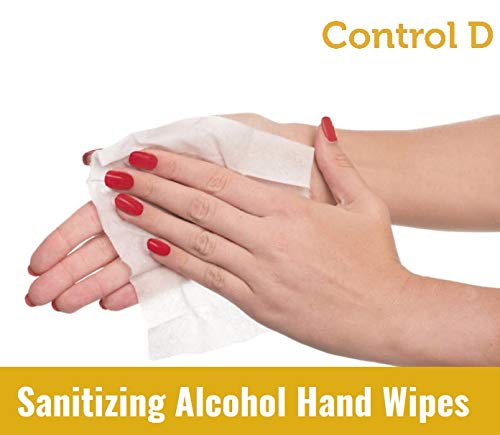 Control D Wipes for Disinfection & Hand Sanitizing (50 Wipes) - Image 4