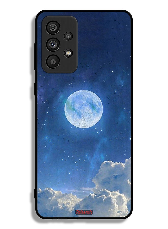 Tolwak Samsung Galaxy A73 5G Protective Case Cover Moon Clouds - Image 1