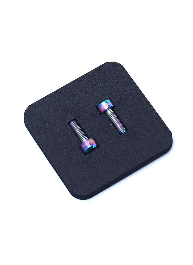 Generic - 2PCS M5×14mm Titanium Bolts for Bike Thumb Shifter Fixed Screws Ti Conjoined Hexagon Ti Screws Ti Fastener MTB Bicycle Parts - Image 1