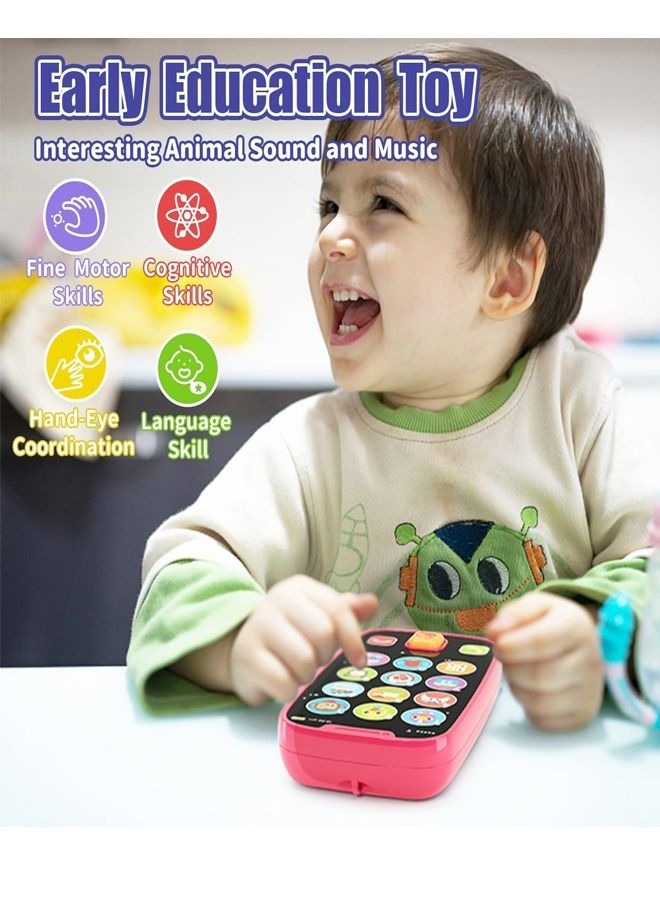 BAYBEE Electronic Learning Toys Mobile Phone Toys for Kids Cell Phone Toy with Number Alphabets Animals Sound Toy Learning Educational Toy Musical Toy Mobile Toys for Baby Toddlers 2+Years Boys Girls Assorted Colors - Image 2