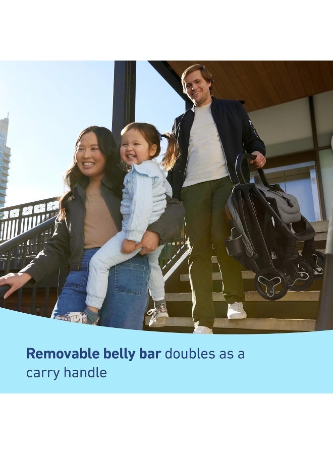 Graco Ready2Jet Compact Stroller â€“ Compact Travel Stroller with Automatic Fold, Splatter Art - Image 5