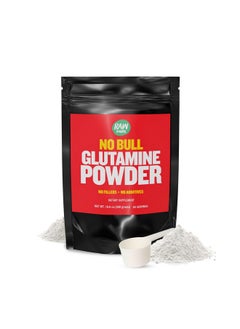 Raw Barrel Raw Barrel - “No Bull” L-Glutamine Powder - Unflavored and Micronized Glutamine, Pure L Glutamine Powder, Non GMO, L Glutamine Supplement, Naturally Vegan, Vegetarian and Gluten Free, 300g  - Image 1
