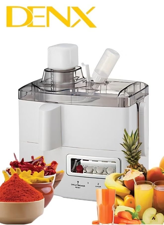 Denx 4-In-1 Food Processor With 29 Functions (Blender, Grinder, Food Processor, Chopper) | 1 Liter | 800 Watts | Dx2500 - Image 3