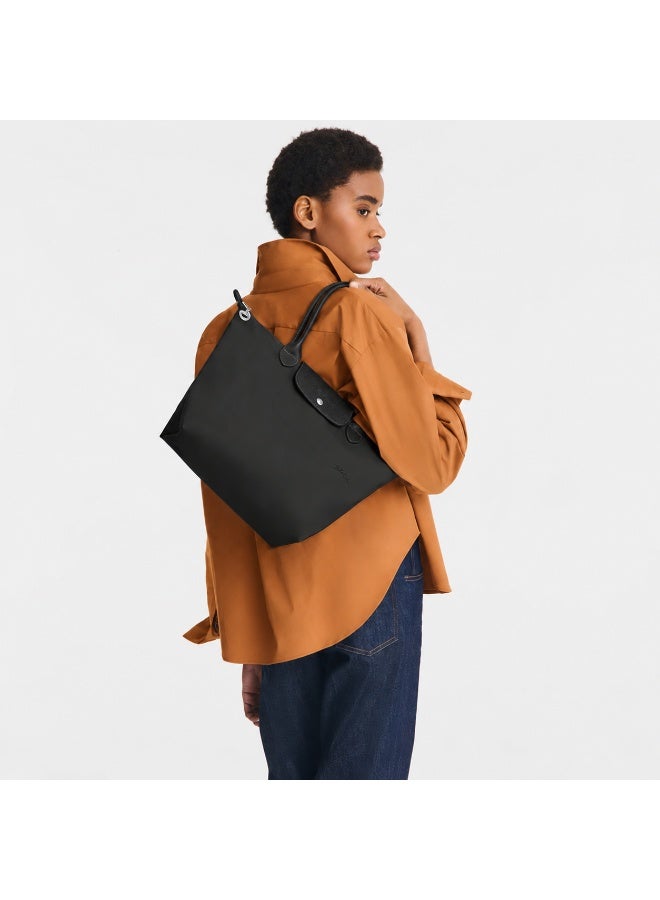 Longchamp 70th Anniversary Eco Color Le Pliage Medium Tote Bag, Black - Image 2