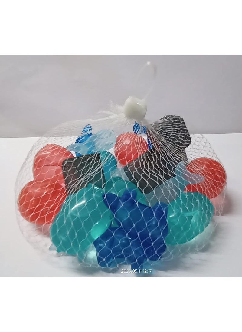 Mishrit - Mishrit Square,Animal,Fruit Shaped Ice Cubes Plastic Reusable Ice Cube Picnic Keep Drink Cool Physical Cooling Bar Tool (Pack of 20 Pcs). - Image 1