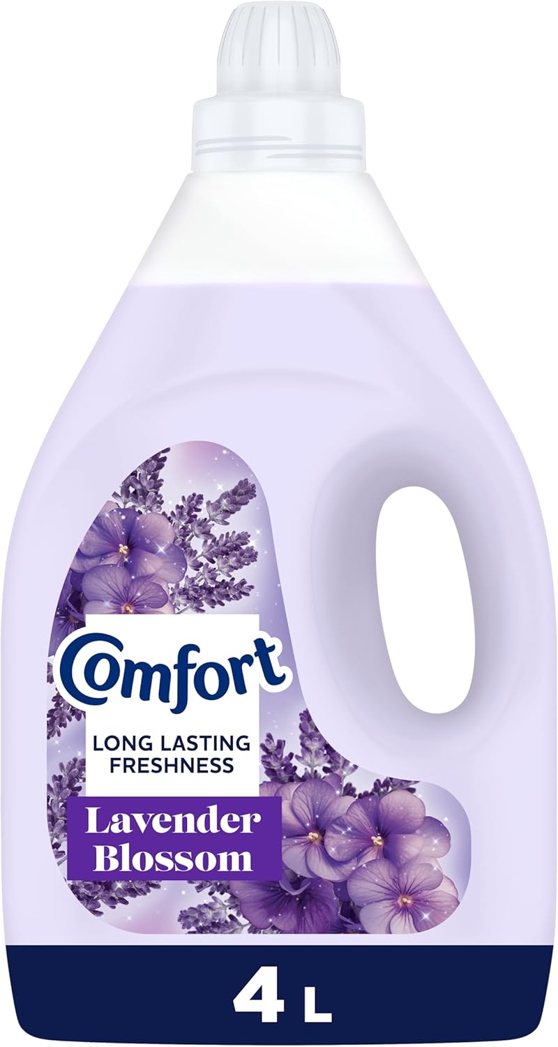 COMFORT Fabric Softener, Lavender Blossom, 4L - Long Lasting Freshness & Soft Clothes - Image 1
