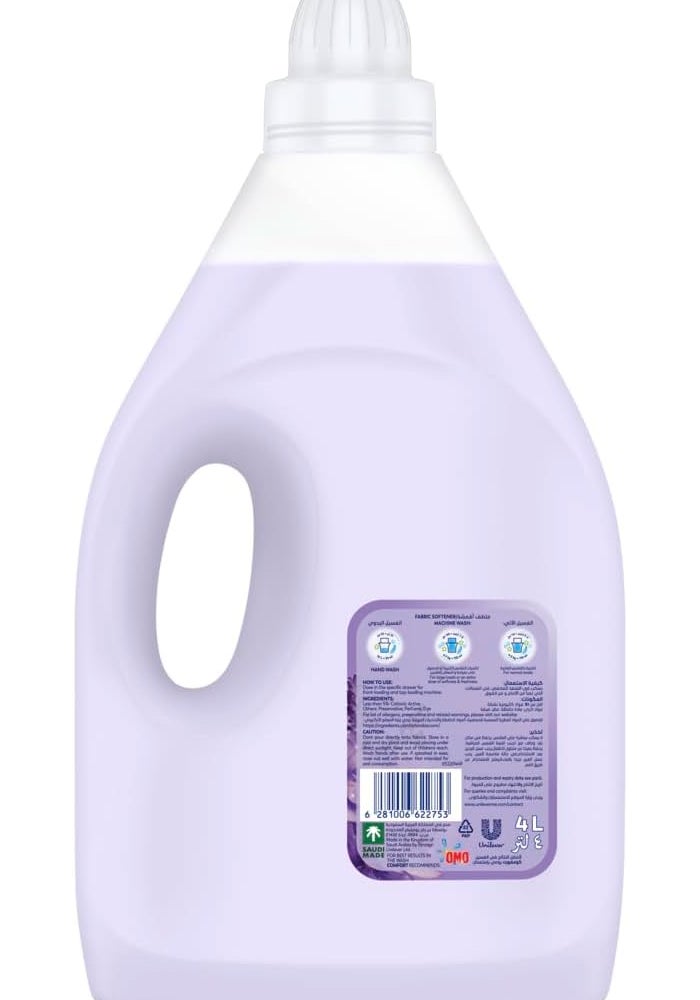 COMFORT Fabric Softener, Lavender Blossom, 4L - Long Lasting Freshness & Soft Clothes - Image 3