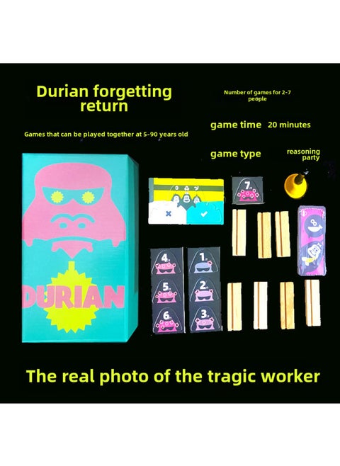 Circassie Scout SCOUT Start-up Company STARTUPS DURIAN Durian To Forget To Return To Bamboo Forest For Party Board Game-Specifications: Durian Forgets To Return