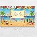 Sumind Hawaiian Summer Hawaiian Beach Photography Tropical Backdrop Luau Aloha Party Decoration Banner Tropical Backdrop for Photo Booth - Image 2