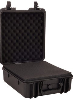 Monoprice Weatherproof/Shockproof Hard Case - Black IP67 Level dust and Water Protection up to 1 Meter Depth with Customizable Foam, 8 x 7 x 6 in, 2.9 Liter (112679) 