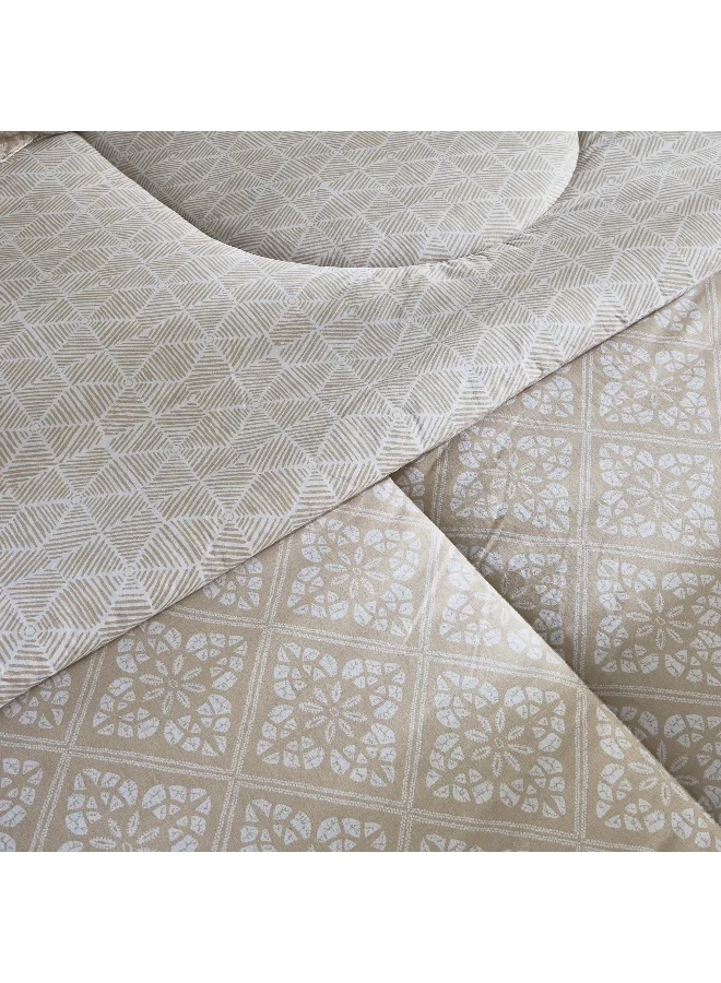 Home Box Madison Burnley 5-Piece Cotton Printed King Comforter Set - 220x240 cm