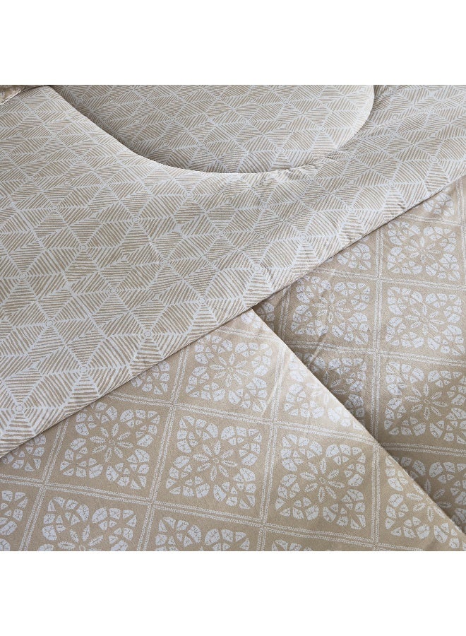 Home Box Madison Burnley 5-Piece Cotton Printed King Comforter Set - 220x240 cm  - Image 4