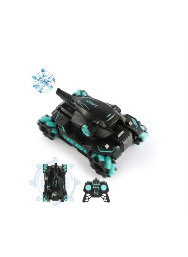 Remote-controlled car for kids, RC tank that shoots water balls, with remote control