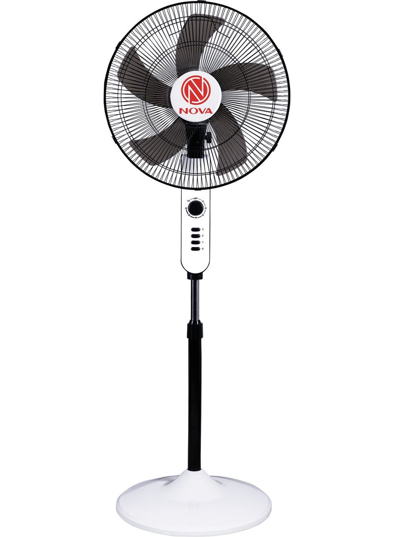 Nova  Stand Fan 18 inch without remote  - 5 Blad
