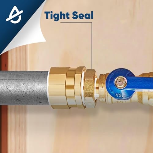 SUPPLYGIANT Everflow CSCV1141 1-1/4'' Male x 3/4'' Female NPT No Lead Bushing Fitting with Hexagonal Head, Brass Construction Higher Corrosion Resistance Economical & Easy to Install, 19 - Image 5