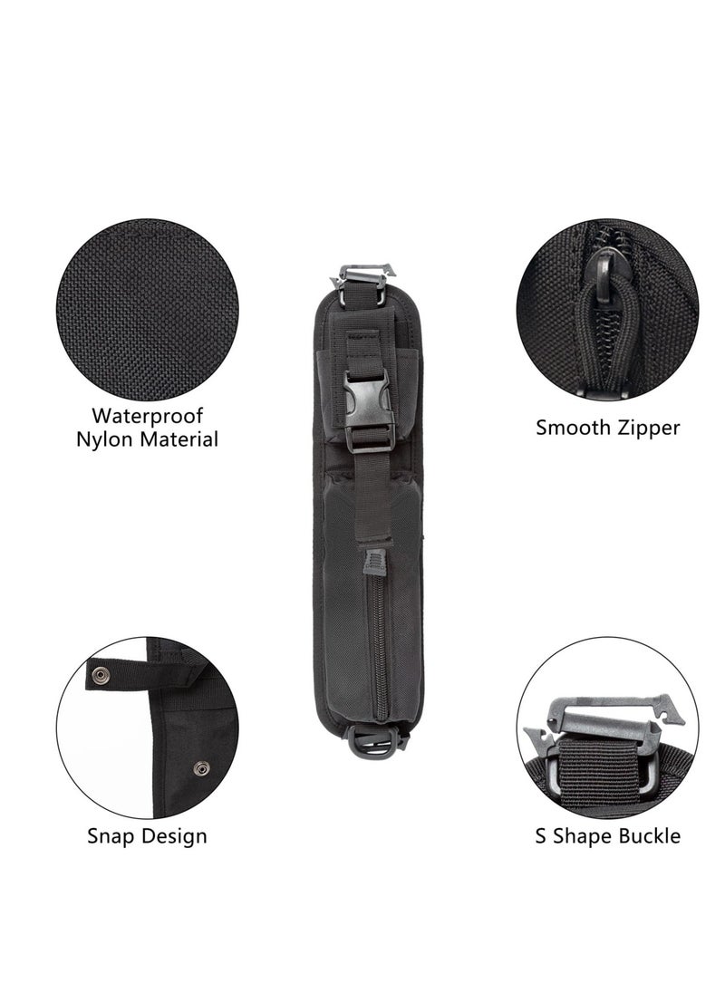 Generic 2 Pack Backpack Shoulder Strap, Molle Accessory Pouch, Molle EDC Waist Pouch,Tactical Compact EDC Pouch Additional Backpack Strap, Suitable for Hiking  - Image 4