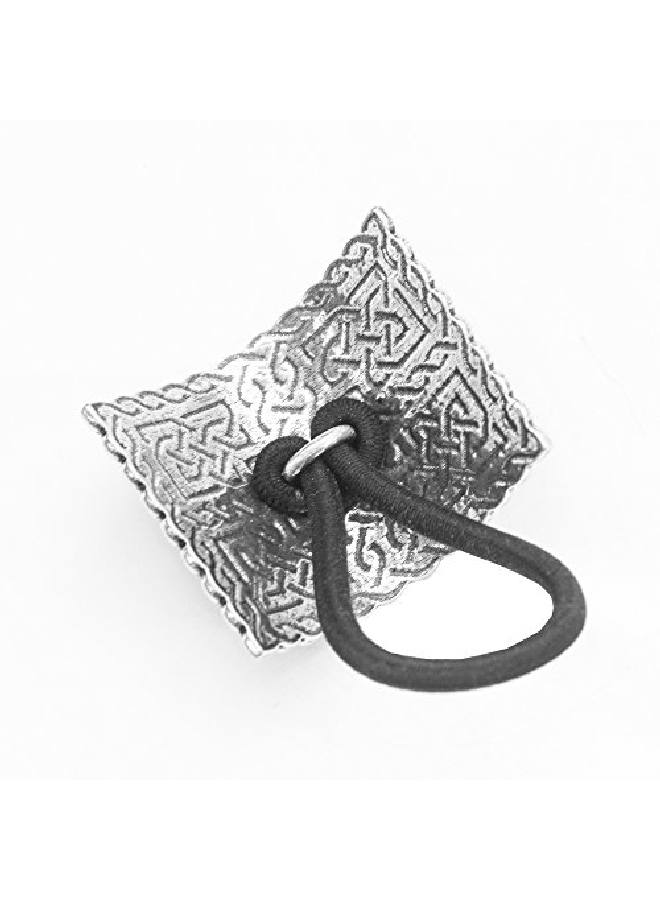 Oberon Design Ponytail Holder Hair Accessory Women'S Hair Tie Celtic Knot Design Handcrafted In The Usa By - Image 3