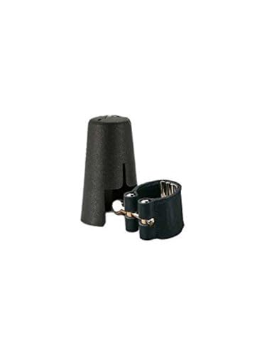 Vandoren LC28P Leather Ligature and Plastic Cap for Tenor Saxophone with 3 Interchangeable Pressure Plates - Image 4