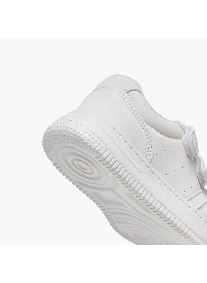 LBL by Shoexpress Boys Perforated School Shoes with Hook and Loop Closure  - Image 4