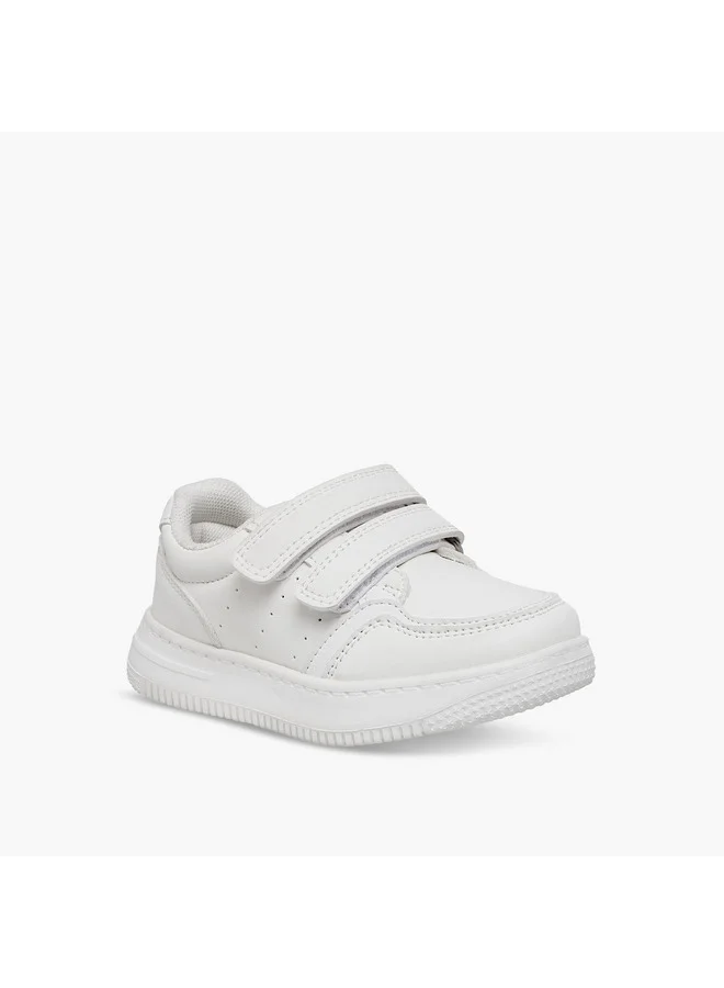 LBL by Shoexpress Boys Perforated School Shoes with Hook and Loop Closure
