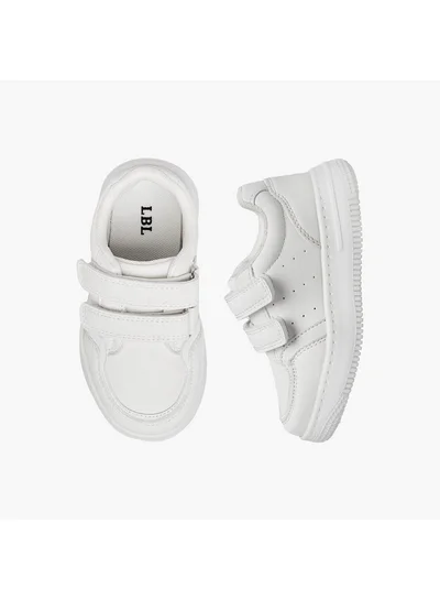 LBL by Shoexpress Boys Perforated School Shoes with Hook and Loop Closure
