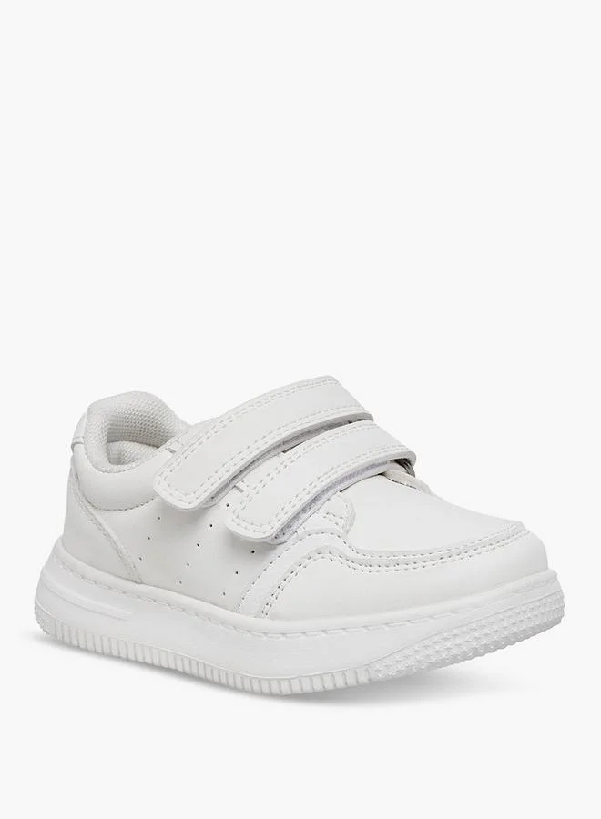 LBL by Shoexpress Boys Perforated School Shoes with Hook and Loop Closure