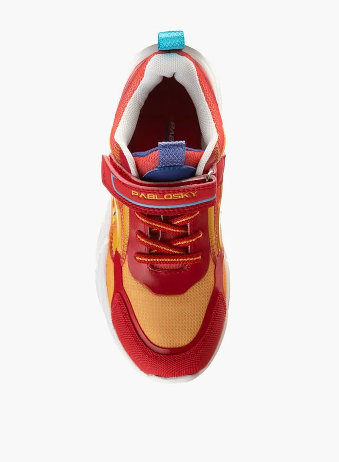 Pablosky Girls Running Shoes With Hook & Loop Closure