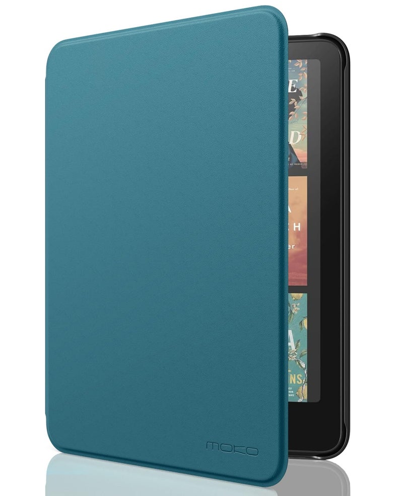 MoKo Case for All-New 7" Kindle Paperwhite (12th Generation-2024) and Kindle Colorsoft Signature Edition 2024, Lightweight Shell Cover with Auto Wake/Sleep for Kindle Paperwhite 2024, Turquoise - Image 1