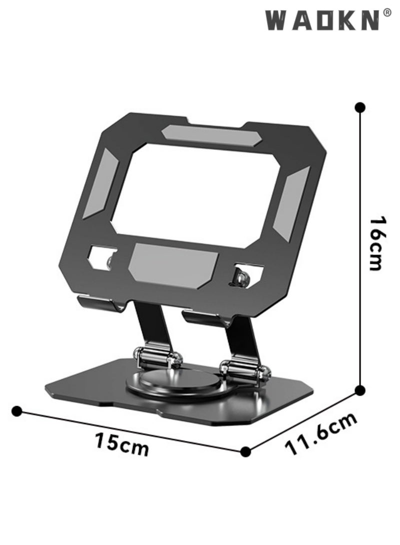 WAOKN Metal iPad Stand Foldable iPad Holder Angle Adjustable Desk Tablet Stand Holder for All L170XW148XH45(mm) Tablets iPad Pro iPad Air iPad Mini Galaxy Tab S8 Ultra Tab S7 Tab A8 - Image 5