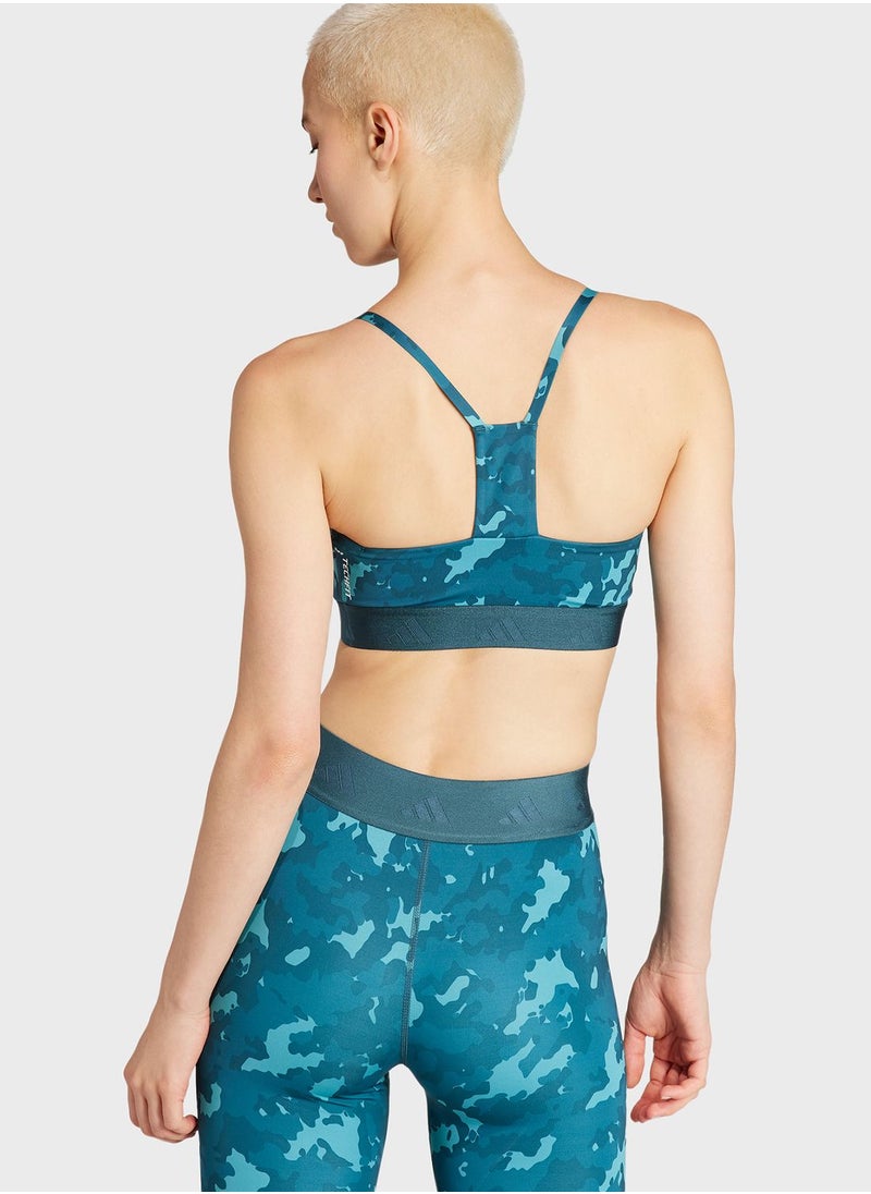 Adidas - Aeroreact Training Light-Support Techfit Bra - Image 1