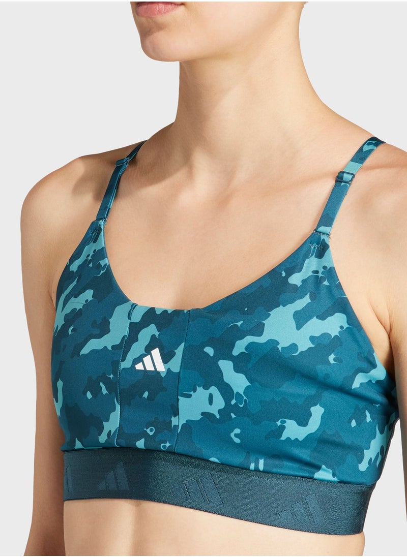 Adidas - Aeroreact Training Light-Support Techfit Bra - Image 1