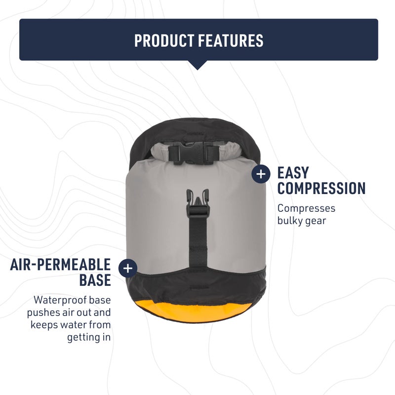 Sea to Summit eVac Ultra-Lightweight Compression Dry Bag, Waterproof Dry Storage, 20 Liter, Atoll Blue - Image 4