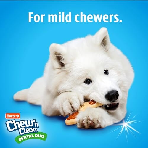 Hartz Chew ‘n Clean Chew Toy and Treat in One Chicken Flavored Tri-Point Dog Toy, Small - Image 4