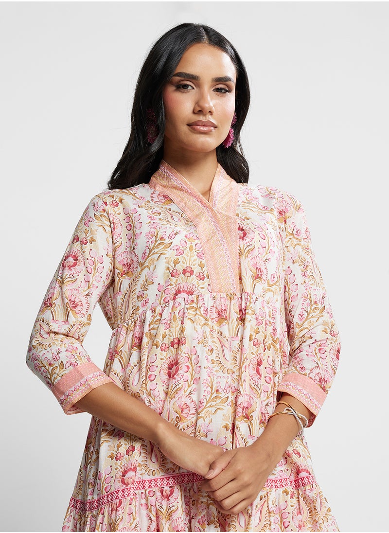 Biba - Printed Dress - Image 1
