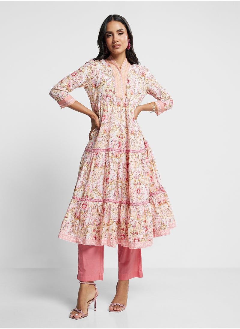 Biba - Printed Dress - Image 1