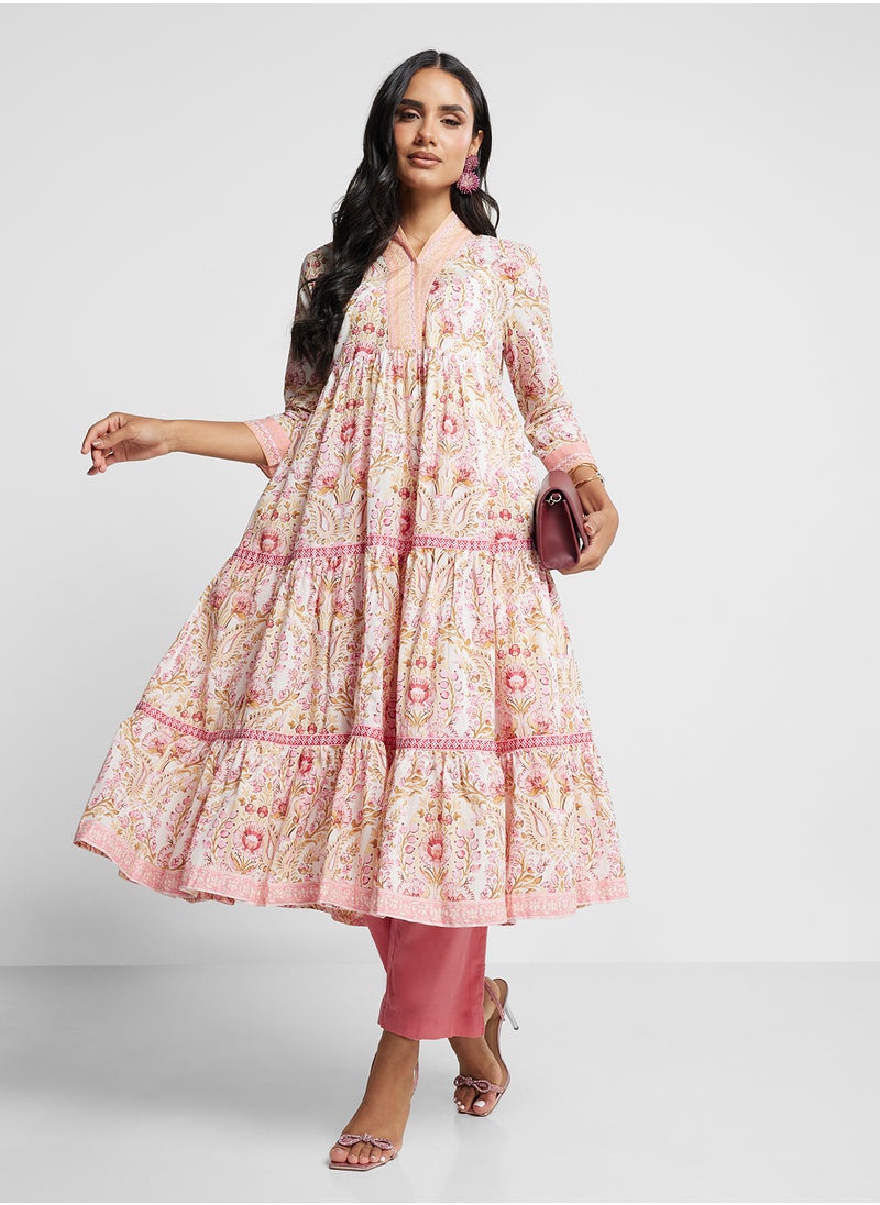 Biba - Printed Dress - Image 1