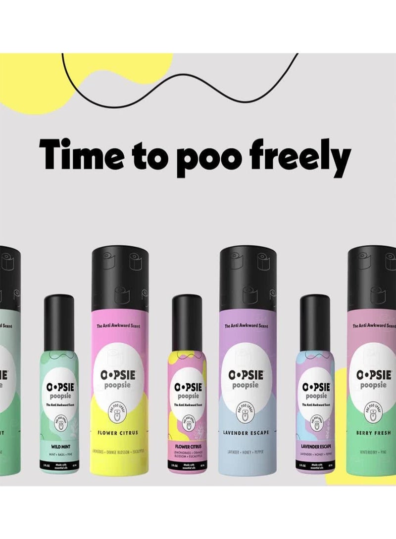 Oopsie Poopsie Aromar Oopsie Poopsie Pre-Poo Toilet Spray : Odor Deodorizer, Bathroom Air Freshener, Toilet Odor Neutralizer, Aromatic, Bathroom Essentials, The Anti Awkward Scent - Lavendar Escape - Image 5