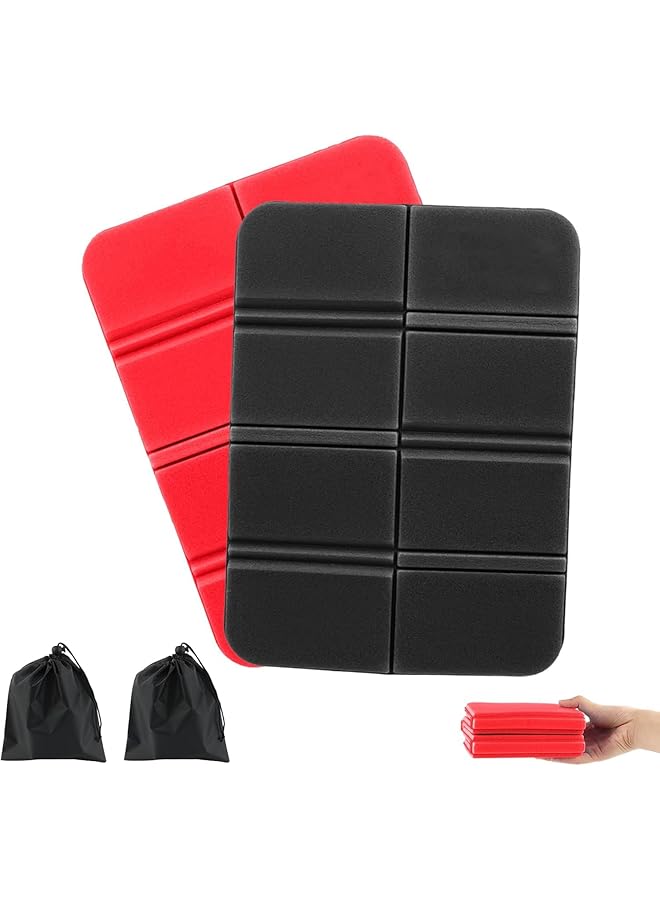 Oasisgalore Set Of 2 Folding Outdoor Seat Mat Portable & Lightweight Mat For Camping Hiking & Picnics Camping Must Have List  - Image 1