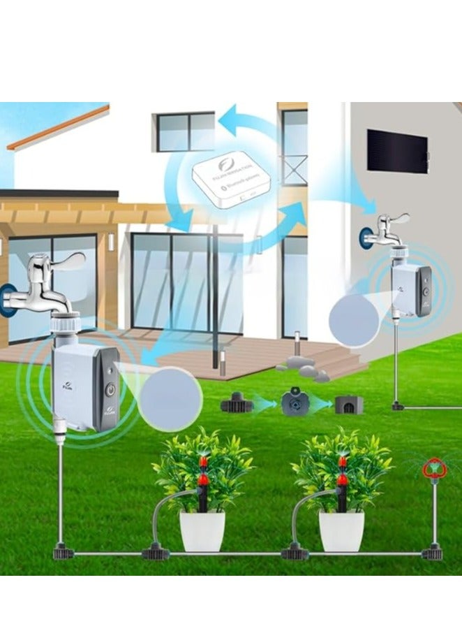 McDou Fujin Smart Connect Irrigation Center, Gateway-Class Wireless Water Timer. IP65-Protected WiFi Irrigation System, Precise Timing for a New Smart Garden Ecosystem - Image 3