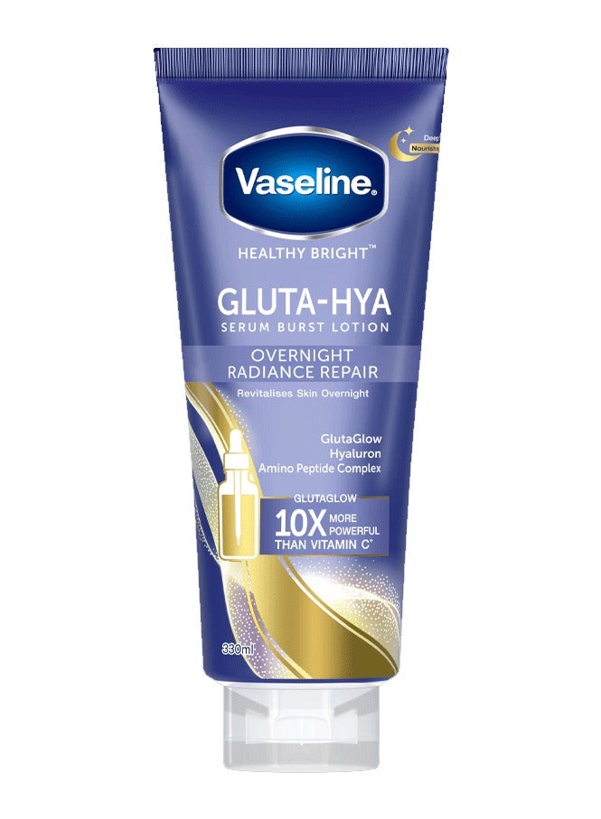 Vaseline Gluta-Hea Flawless Glow Dark Spot Correcting Night Lotion 330ml - Image 1