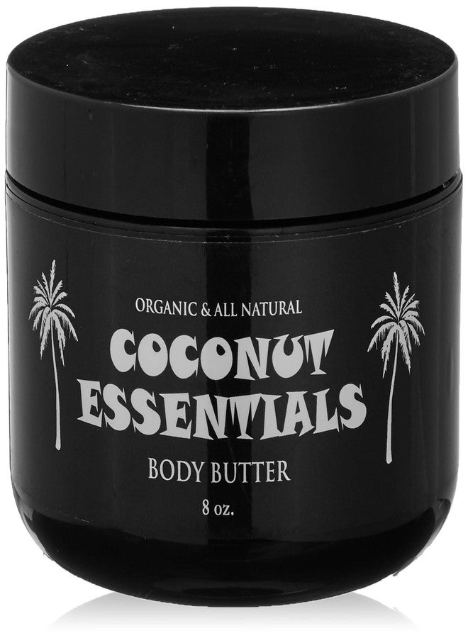 Coconut Essentials - Moisturizing Body Butter, Gluten and Paraben Free, with Coconut Oil, Peppermint, Vitamin E, Shea Butter, Almond, and Sunflower Oil, Body Lotion for Beautiful & Glowing Skin, 8 oz - Image 1