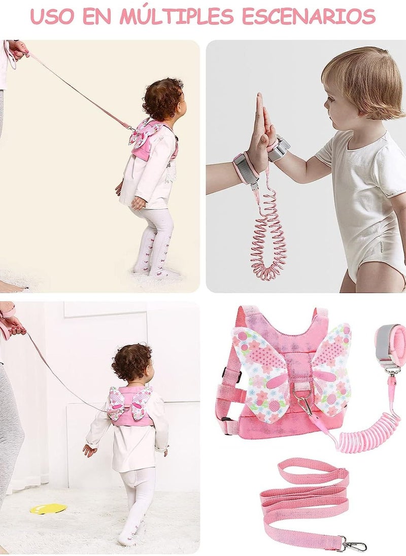 Children's safety bracelet with baby backpack, 2.5M children's safety bracelet children's backpack strap