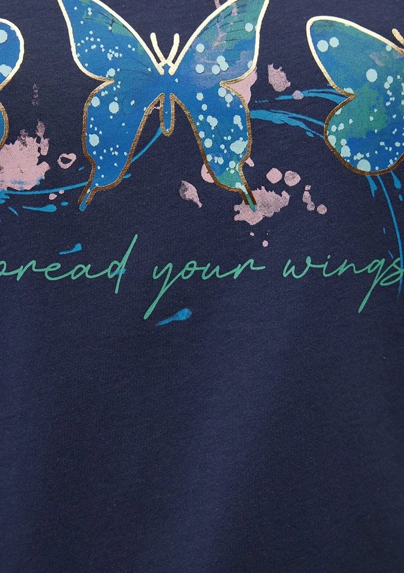 MAVI Printed Navy T-Shirt