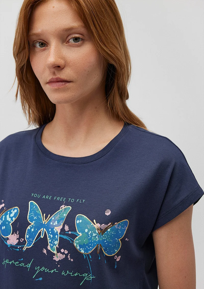 MAVI Printed Navy T-Shirt
