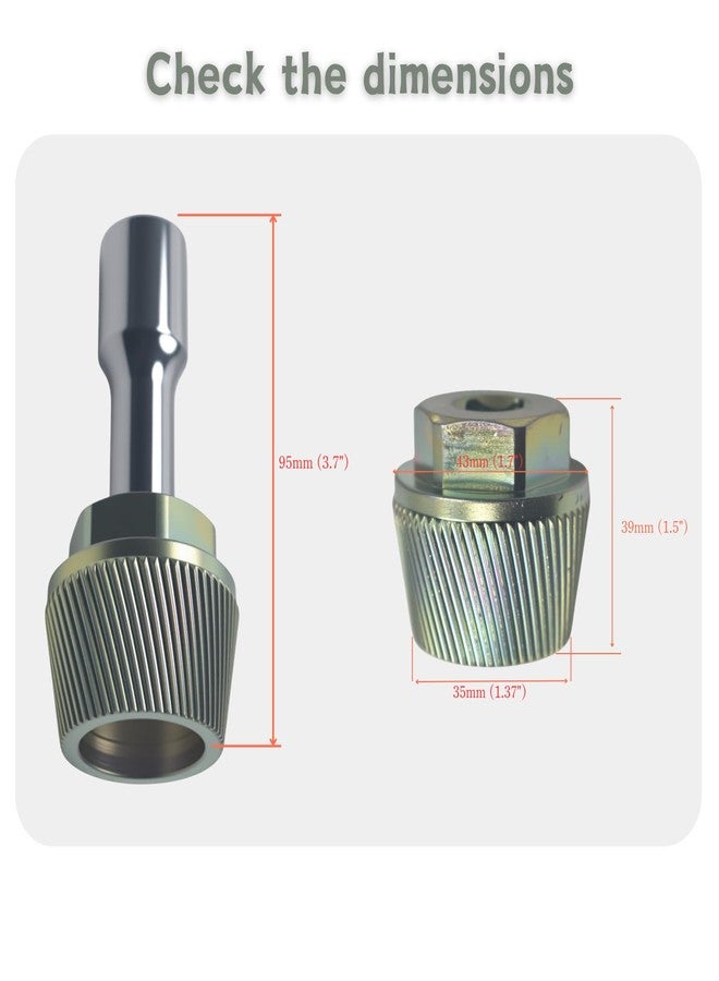 FPTPEHPC 1.5" Bathtub Drain Removal Tool Tub Drain Extractor for One and A Half Inch Old Or Stubborn Tub Drains Clog Shower Drain Removal Superior Tool for 1-1/2” tub drains - Image 3