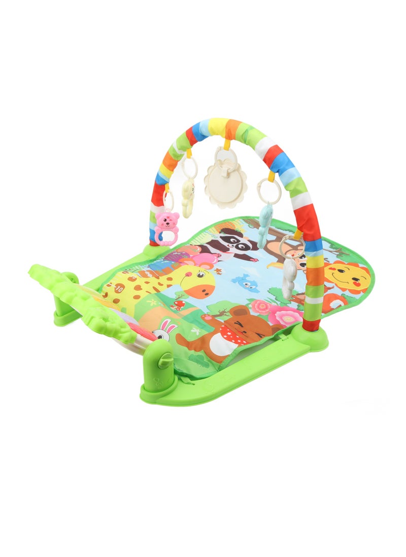 Velaurs Baby Gym Play Mat Music Activity Baby Piano Gym for Infant Newborn Toddler Baby  - Image 3