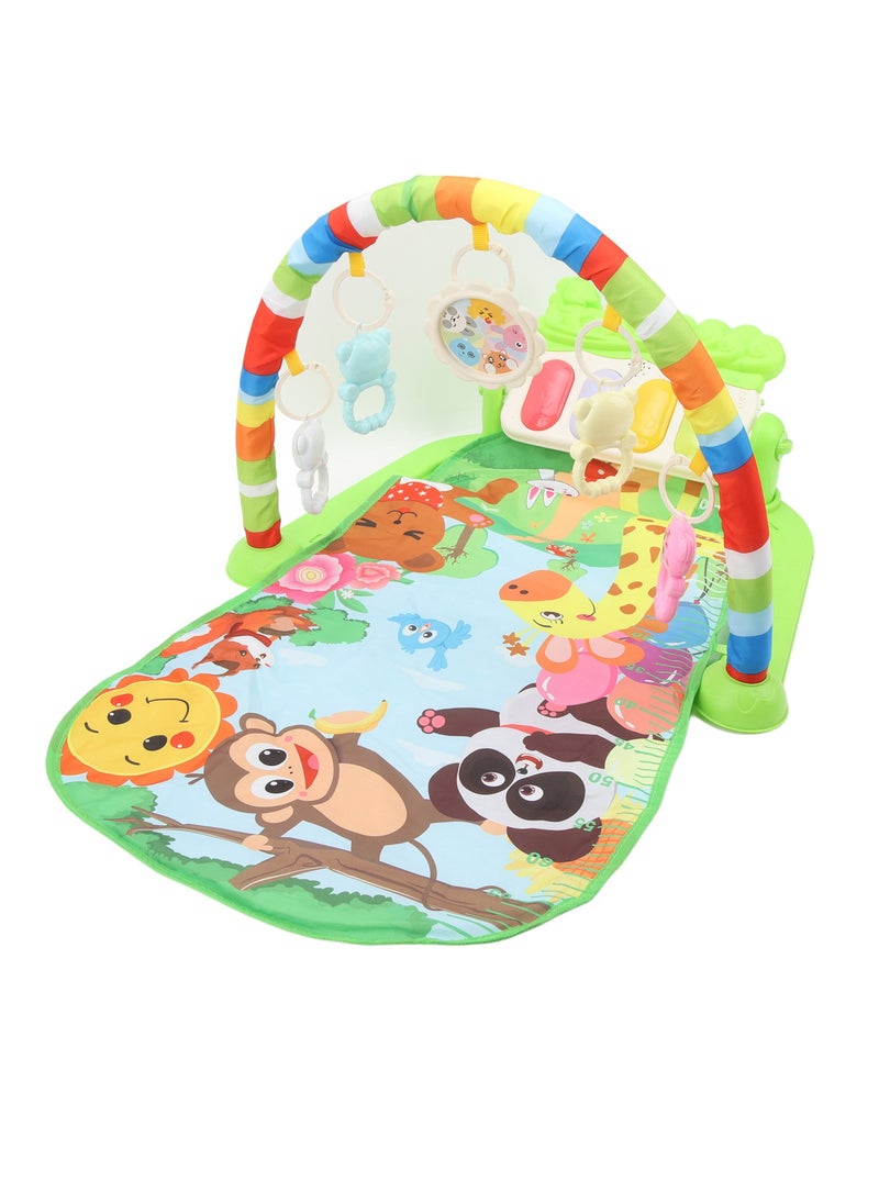 Velaurs Baby Gym Play Mat Music Activity Baby Piano Gym for Infant Newborn Toddler Baby  - Image 5