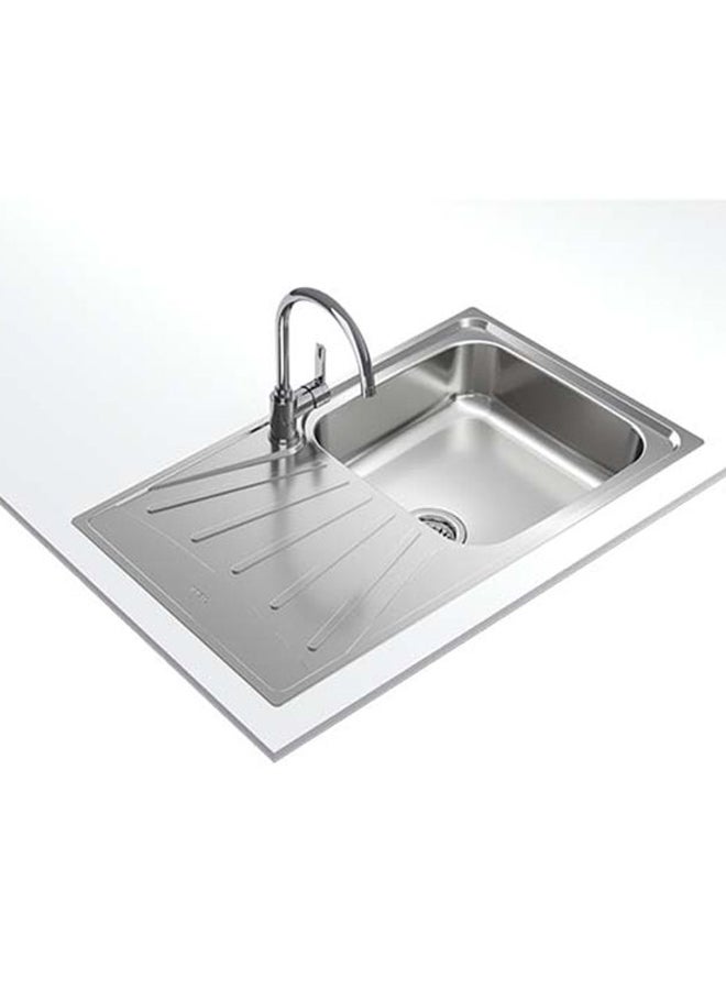 TEKA Starbright 50 E-Xn 1B 1D Inset Reversible 1 Bowl Sink With Matt Finish Stainless Steel 860x500mmmm - Image 1